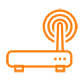 TR-069 Device Management - orange cell tower icon