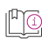 outline of opened book icon