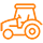 orange tractor icon