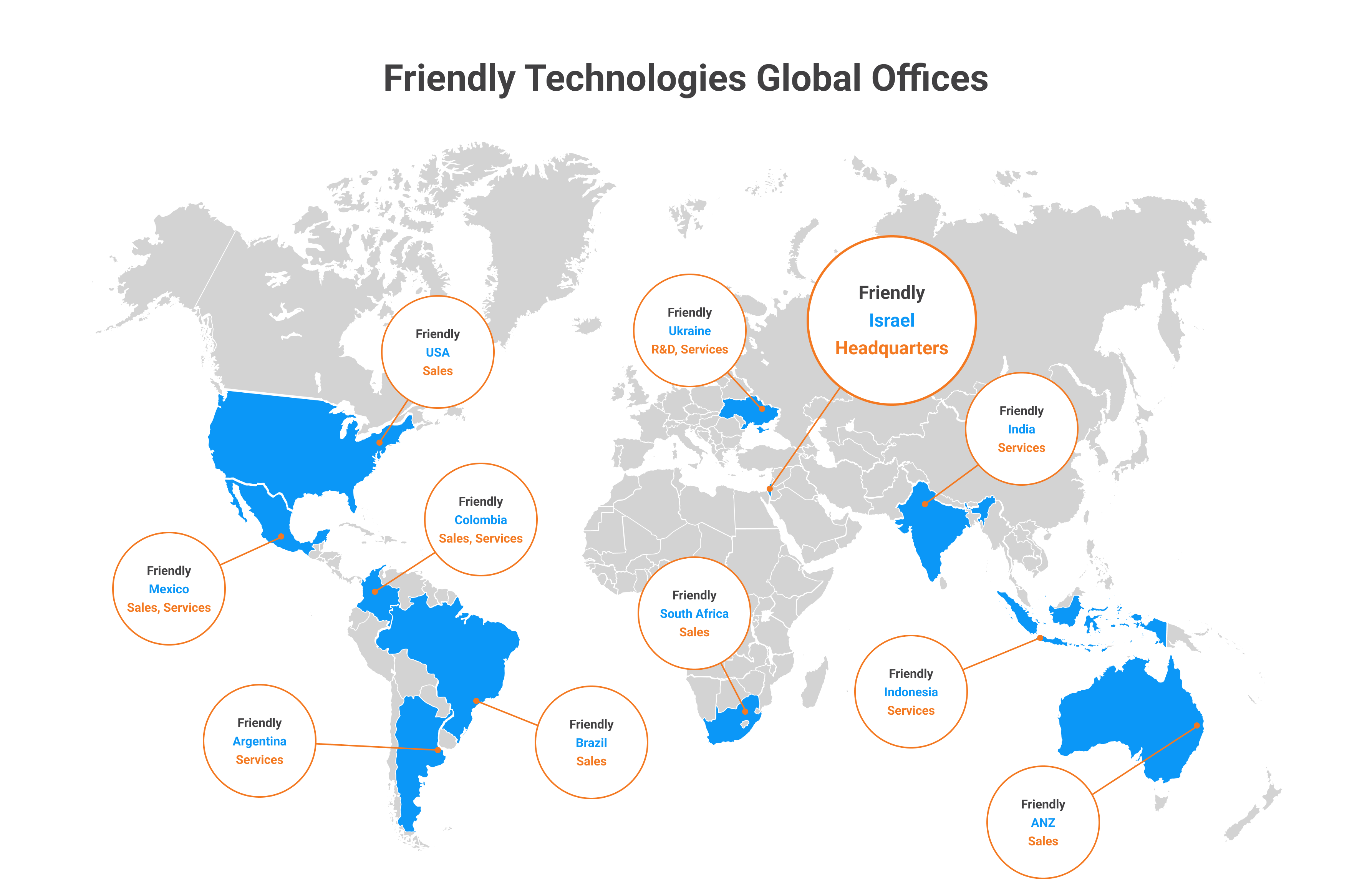 Friendly Technologies Offices Map